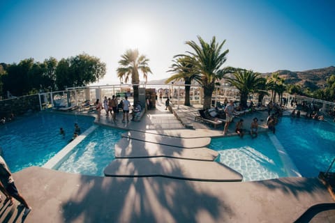 Day, People, Pool view, Swimming pool, Swimming pool, Sunset, group of guests, sunbed