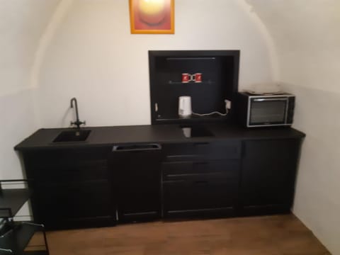 Kitchen or kitchenette, minibar