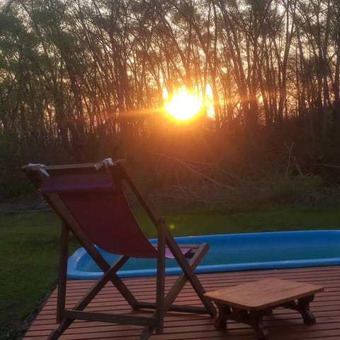 Swimming pool, Swimming pool, Sunset