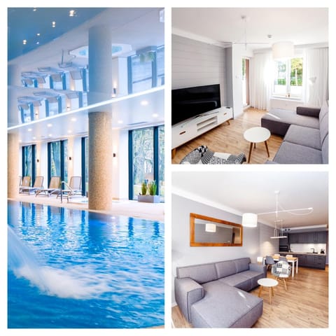 Living room, Seating area, Swimming pool