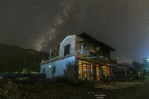 Property building, Night, Natural landscape