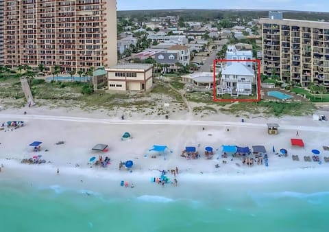 Property building, Bird's eye view, Beach, Sea view