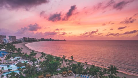Natural landscape, Beach, Sea view, Sunset