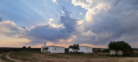 Property building, Sunset