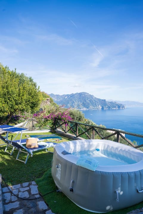 Patio, Nearby landmark, Natural landscape, Hot Tub, Mountain view, Sea view, sunbed