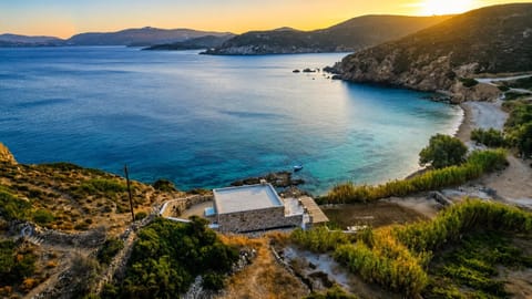 Property building, Beach, Sea view, Sunset