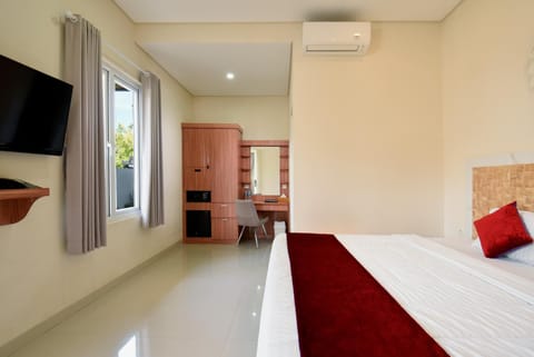 Bed, Bedroom, air conditioner