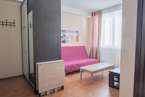 Bed, Living room, Photo of the whole room, Seating area, Bedroom