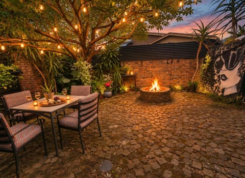 BBQ facilities, Garden, Dining area, Garden view, Dinner