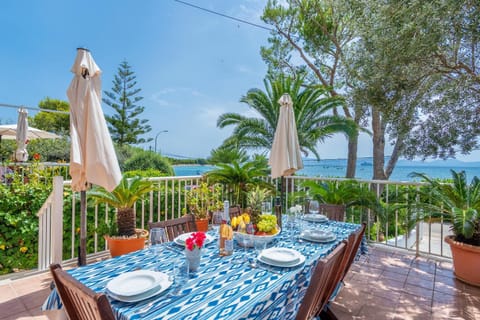 Patio, Natural landscape, Sea view