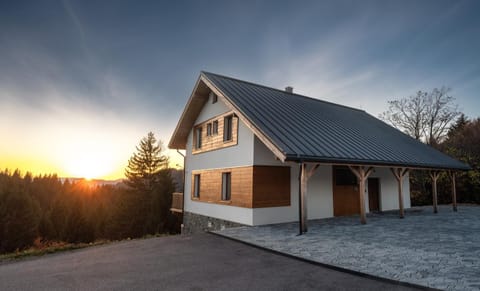 Property building, Sunset