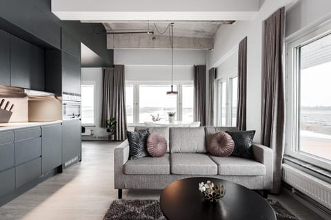 Kitchen or kitchenette, Living room