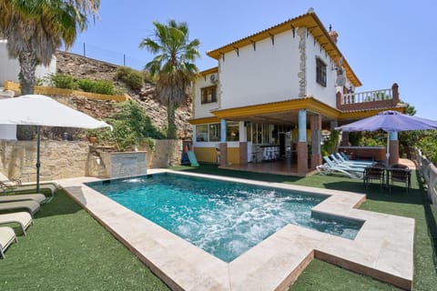Property building, Living room, Swimming pool