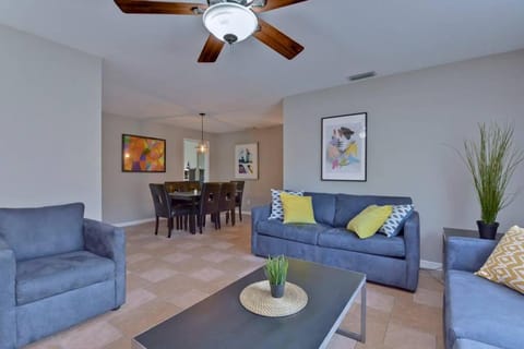 Living room, fireplace