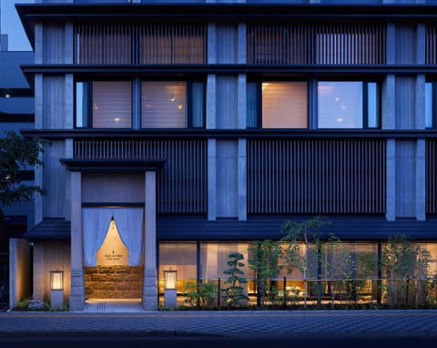 Property building, Night, Bird's eye view