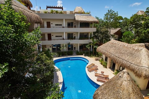 Property building, Natural landscape, Swimming pool