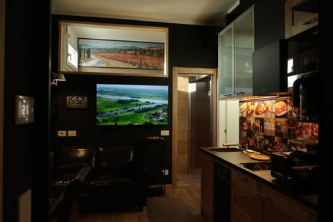 Communal lounge/ TV room, TV and multimedia, Kitchen or kitchenette, Photo of the whole room, minibar, oven, pet friendly, stove