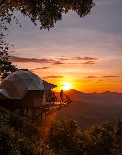 Mountain view, Sunset