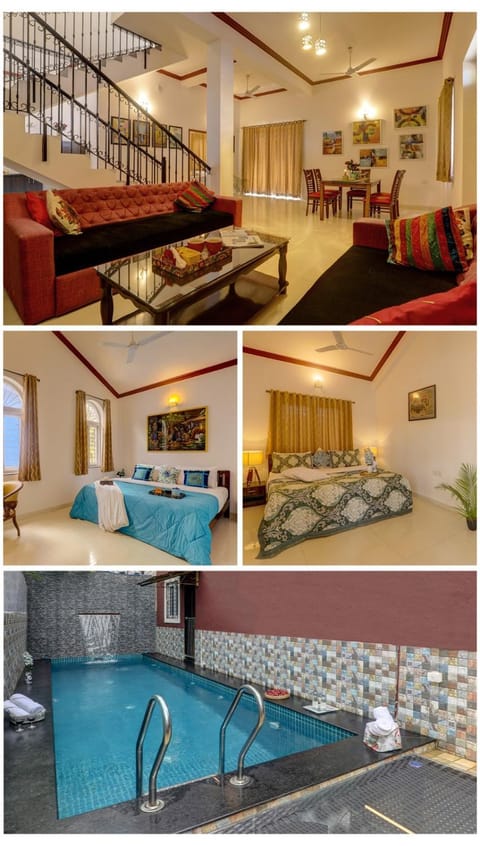 Living room, Bedroom, Swimming pool