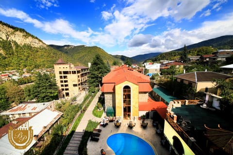Bird's eye view, Mountain view, Pool view