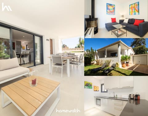 Patio, Day, Kitchen or kitchenette, Living room, Seating area, Dining area, Evening entertainment