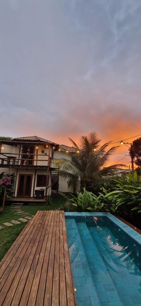 Pool view, Swimming pool, Sunset