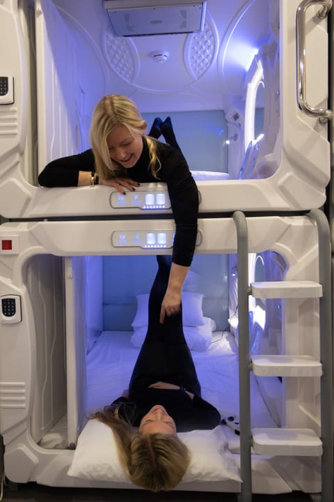 People, bunk bed