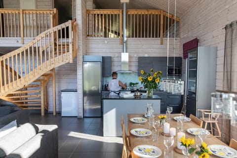 Photo of the whole room, kitchen