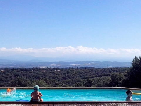 Natural landscape, Mountain view, Swimming pool