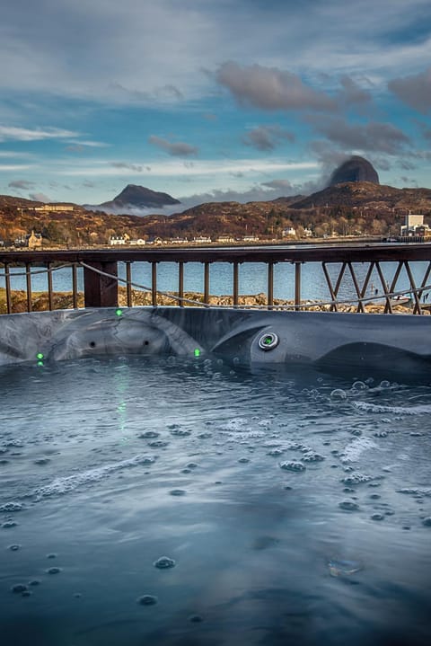 Hot Tub, Mountain view, Sea view