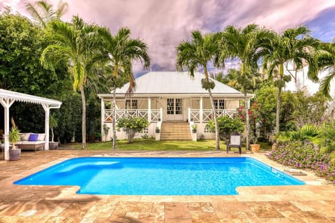 Property building, Patio, Pool view, Swimming pool