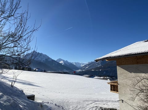 Natural landscape, Winter, Mountain view