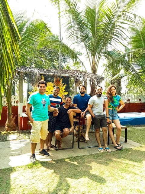Natural landscape, Garden, Garden view, group of guests