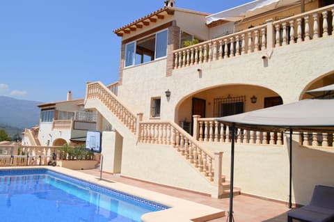 Property building, Pool view