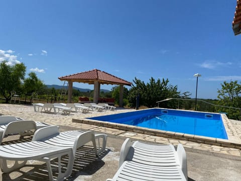 Pool view, Swimming pool, sunbed