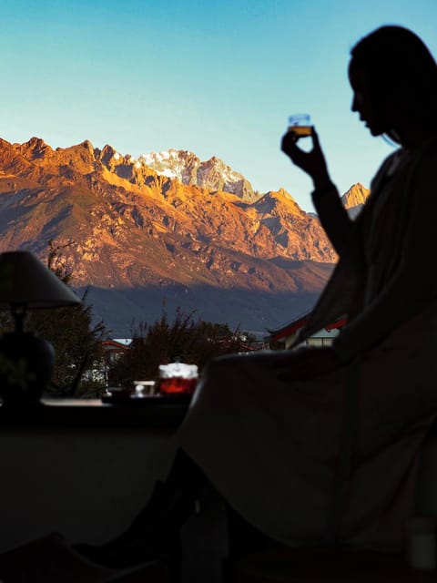 People, Natural landscape, Mountain view