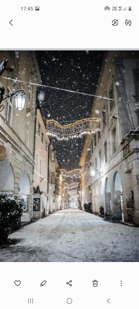 Night, Neighbourhood, Winter, City view, Street view