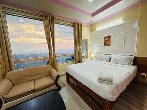 Bed, View (from property/room), Mountain view