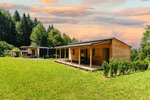 Property building, Natural landscape, Sunset