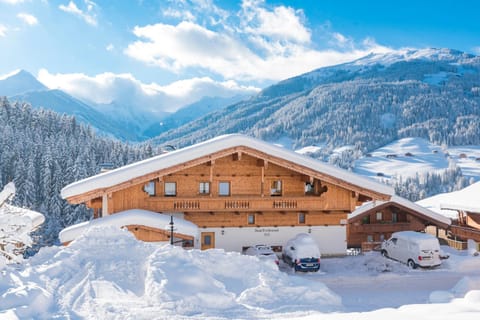 Property building, Natural landscape, Mountain view, Parking