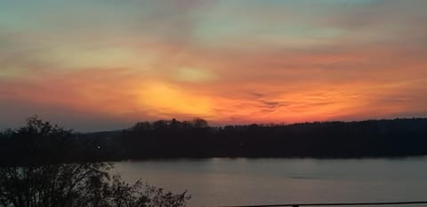 Lake view, Sunset