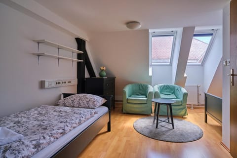 Photo of the whole room, Seating area, Bedroom, towels