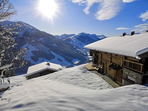 Property building, Natural landscape, Winter, Mountain view