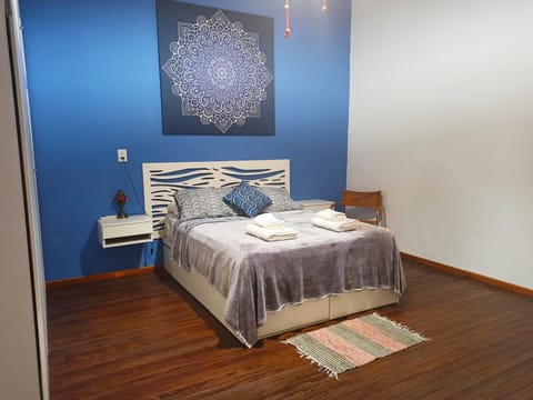 Bed, Photo of the whole room, Bedroom, towels, wardrobe, air conditioner