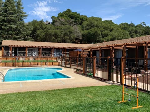 Property building, Garden, Pool view, Swimming pool