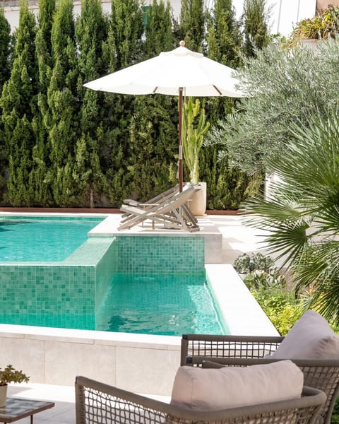 Patio, Garden, Garden view, Pool view, Swimming pool, sunbed