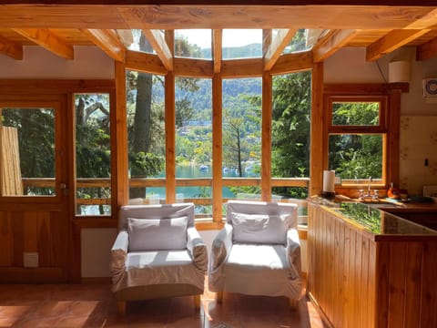 Natural landscape, View (from property/room), Living room, Dining area