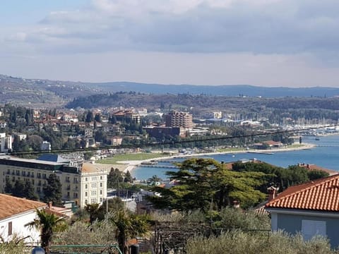 Panoramic view near the beach in Portotož+P Apartment in Portorož