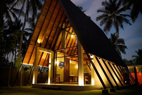 Property building, Facade/entrance, Sunset