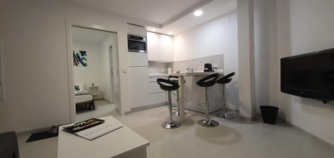 Kitchen or kitchenette, Living room